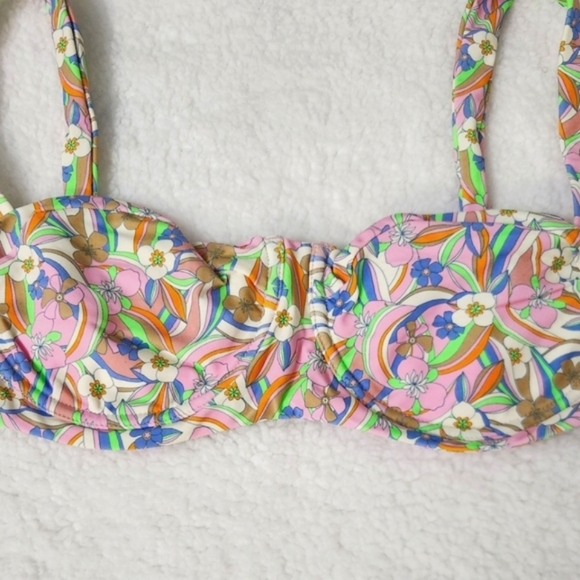 New!For Love and Lemons Devin Underwire Bikini Top - Picture 5 of 10